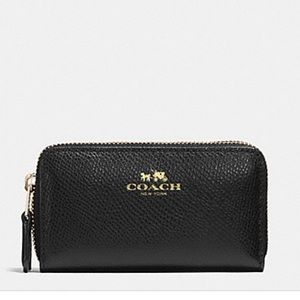 Coach Double Zip Coin Purse
